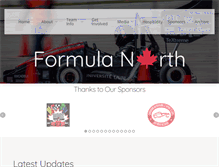 Tablet Screenshot of formulanorth.com
